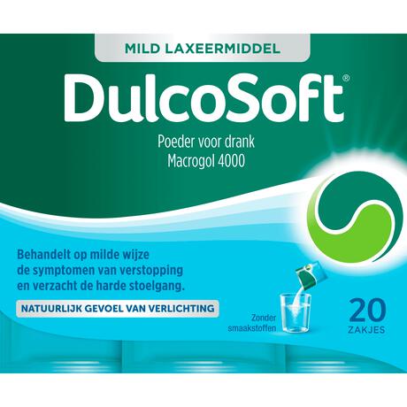 Dulcosoft Poeder Mild Laxeermiddel Oplossing 20 Zakjes