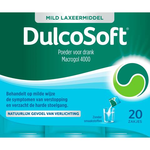 Dulcosoft Poeder Mild Laxeermiddel Oplossing 20 Zakjes