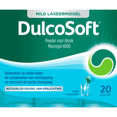 Dulcosoft Poeder Mild Laxeermiddel Oplossing 20 Zakjes