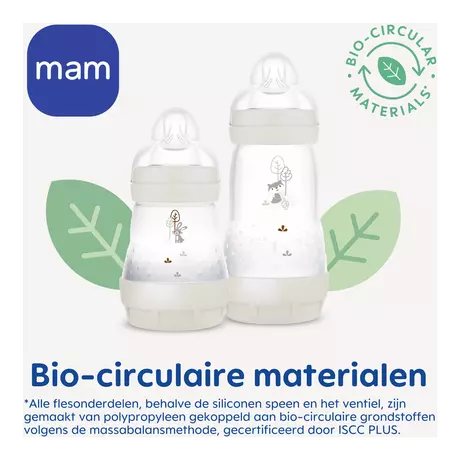 MAM Easy Start Anti-Colic Babyfles Blauw 320 ML