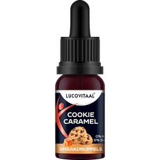 Lucovitaal Smaakdruppels Cookie Caramel Suikervrij 20 ml