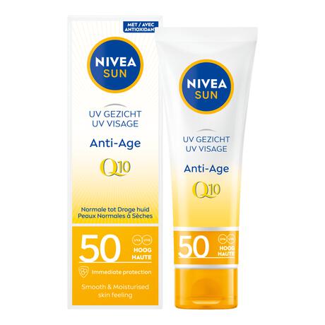 NIVEA SUN UV Gezicht Zonnebrandcrème Anti-Age & Anti-Pigmentvlekken SPF50 50 ML