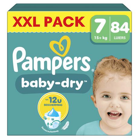 Pampers Baby Dry XXL Pack Luiers Maat 7 15+ KG 84 Stuks