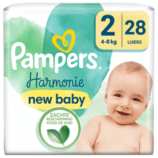 Pampers Harmonie Luiers Maat 2 4-8 KG 28 Stuks