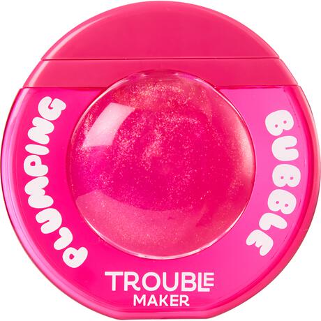 Trouble Maker Bubble Trouble Plumping Shimmer Lipgloss Madeline Pink