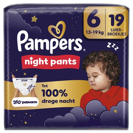 Pampers Baby Dry Night Pants Luierbroekjes Maat 6 13-19 KG 19 stuks