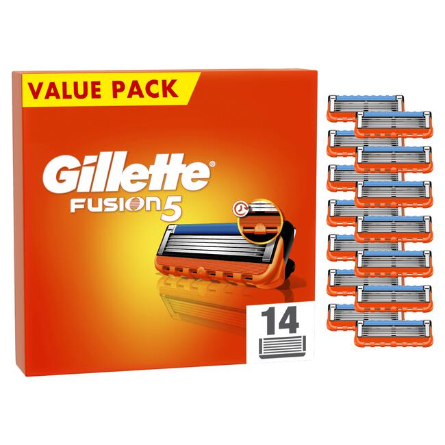 Gillette Fusion5 Navulmesjes 14 Stuks