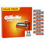 Gillette Fusion5 Navulmesjes 14 Stuks