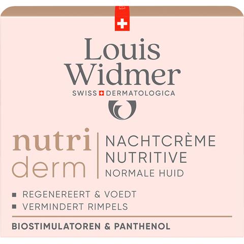 Louis Widmer Nutriderm Nachtcrème Nutritive Licht Geparfumeerd 50 ML