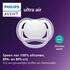 Philips Avent Fopspeen Ultra Air Night 0-6M Double Pack, mixed - SCF376/26