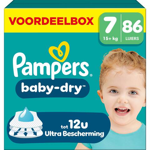 Pampers Baby Dry Voordeelbox Luiers Maat 7 15+ KG 86 stuks