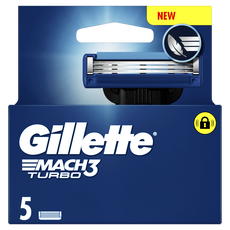 Gillette Mach3 Turbo Navulmesjes 5 Stuks