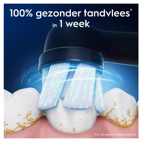 Oral-B iO Gentle Care Opzetborstels Zwart 6 Stuks