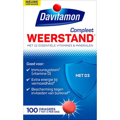 Davitamon Compleet Weerstand Met Vitamine C & D 100 Stuks
