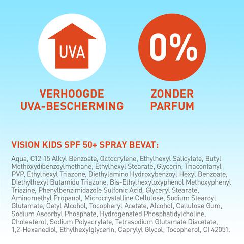 Vision KIDS Zonnebrand Spray SPF50+ 180 ML