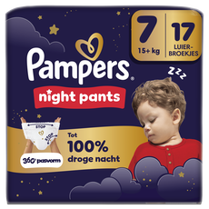 Pampers Baby Dry Night Pants Luierbroekjes Maat 7 15+ kg 17 stuks