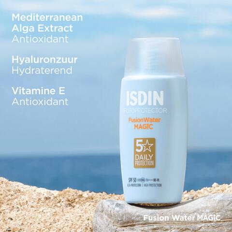 ISDIN Fotoprotector Fusion Water Magic Zonnebrand Gezicht SPF50 50 ML 
