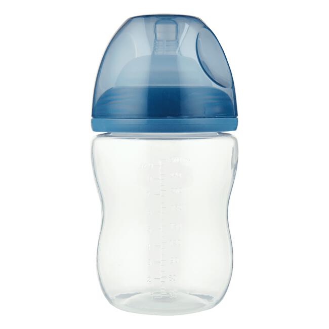 Etos Fles Brede Hals Blauw 250 ML