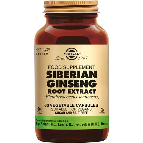 Solgar Siberian Ginseng Root Extract 60 stuks