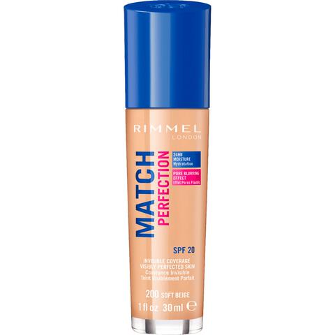 Rimmel London Match Perfection Foundation 200 Soft Beige