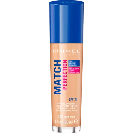 Rimmel London Match Perfection Foundation 200 Soft Beige