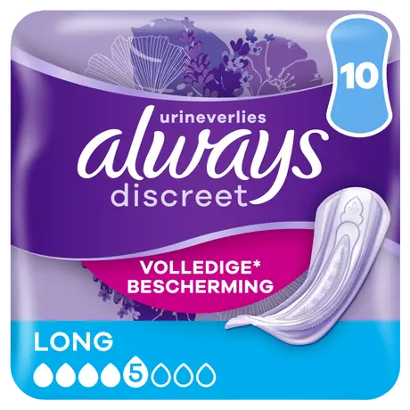 Always Incontinentieverband Discreet Long 10 stuks