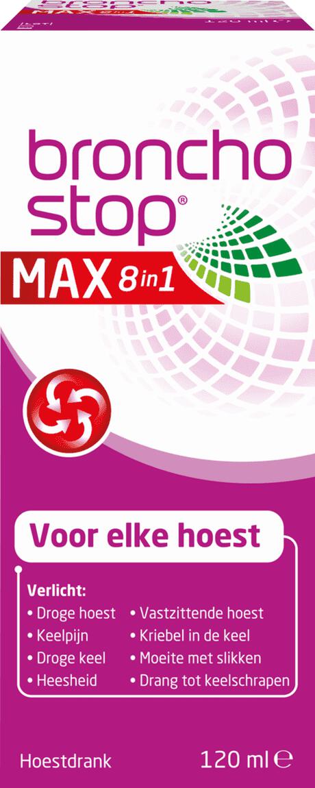 Bronchostop Max 8in1 Hoestdrank 120ML