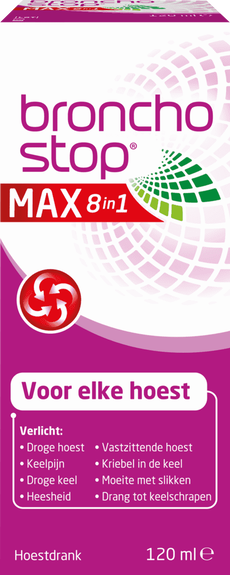 Bronchostop Max 8in1 Hoestdrank 120ML