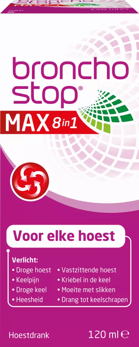 Bronchostop Max 8 In 1 Hoestdrank 120 ML