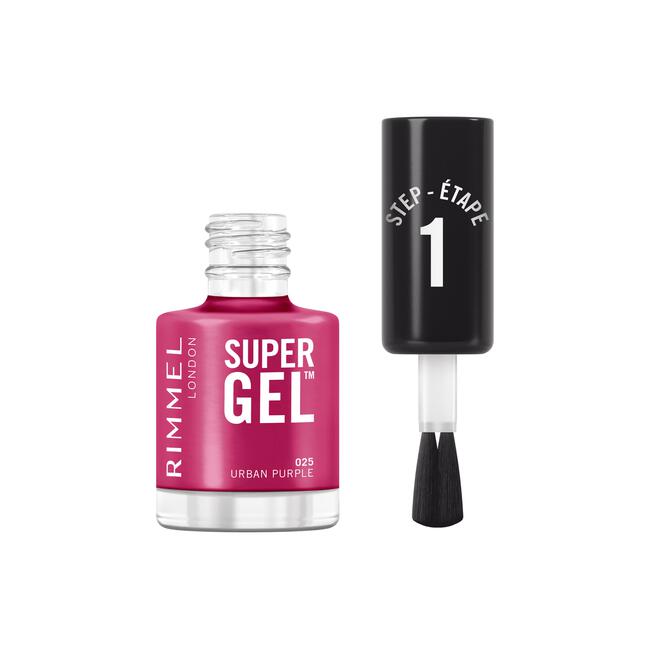 Rimmel London Super Gel Nailpolish - 025 Urban Purple