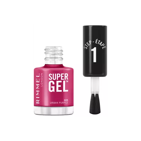Rimmel London SuperGel Nagellak 025 Urban Purple 8 ML