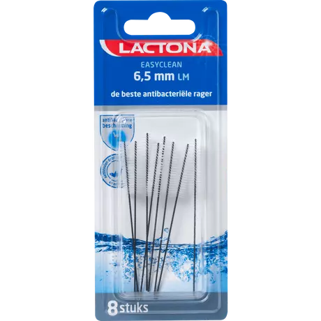 Lactona Easyclean Ragers LM 6,5 mm 8 stuks