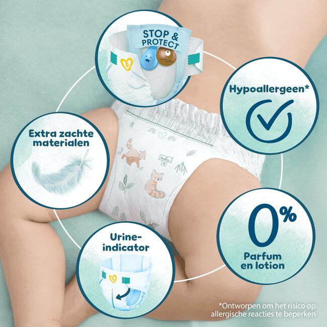 Pampers Harmonie Luiers Maat 4 9-14 KG 22 stuks