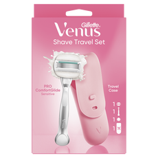 Gillette Venus Pro ComfortGlide Sensitive Scheersysteem met Travelcase
