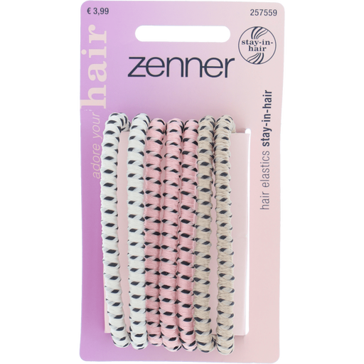 Zenner Haarelastiek Stay-in-Hair 7x