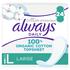 Always Inlegkruisjes Daily Cotton Protection Large 24 stuks