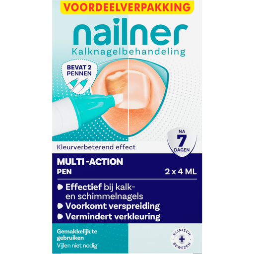 Nailner Kalknagelpen Multi-Action 2x4 ML