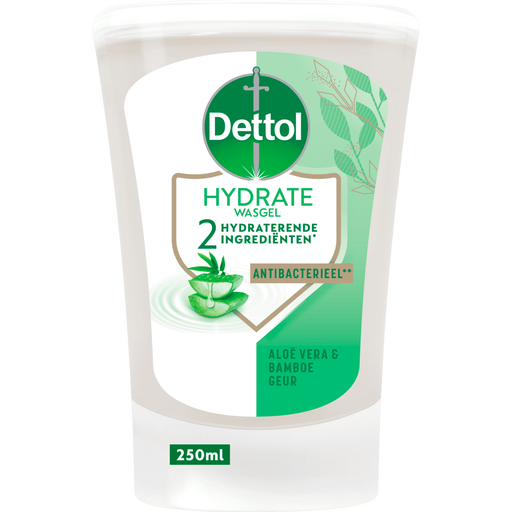 Dettol No Touch Aloë Vera & Bamboe Antibacteriële Handzeep Navulling 250 ML
