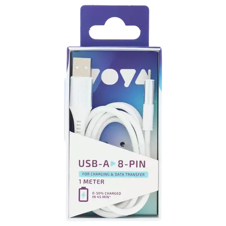 Voya Usb-A Naar 8-Pins Kabel 1 Stuks