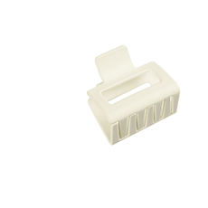 Splendid Vierkante Hair Clip Medium Crème
