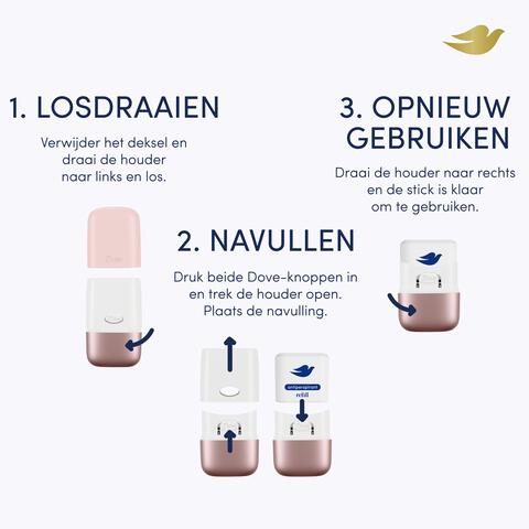 Dove Red Fruit Deodorant Refillable Starter Kit 35 ML