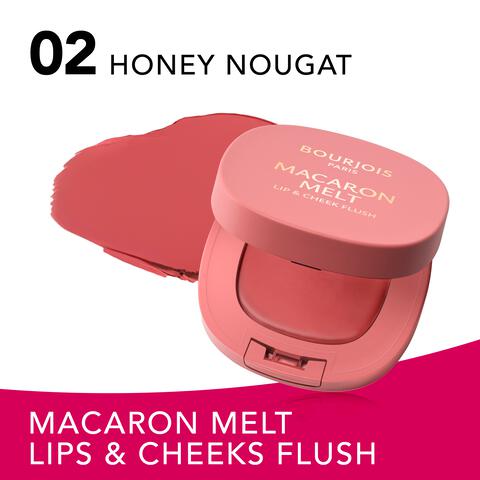 Bourjois Macaron Melt Lip & Cheek Flush 002 Honey Nougat