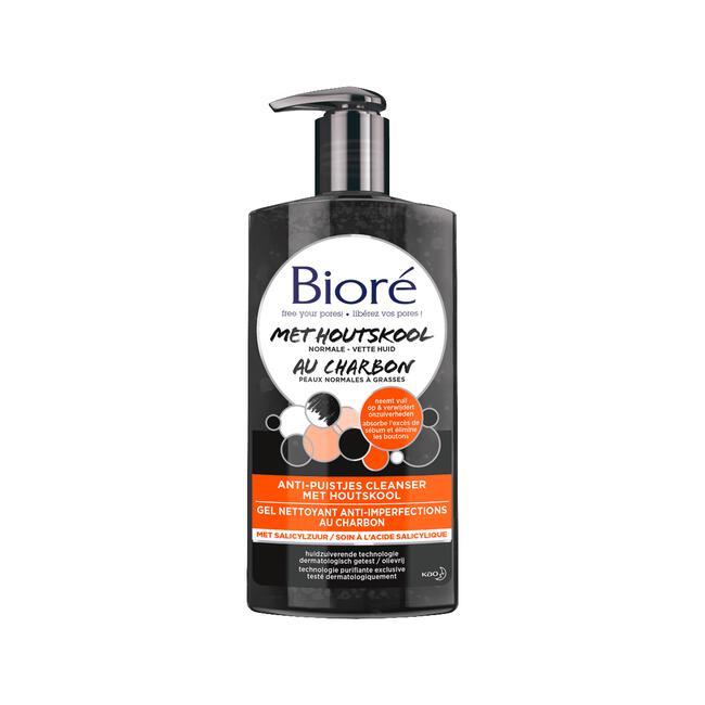 Bioré Anti-Puistjes Cleanser Houtskool 200 ML