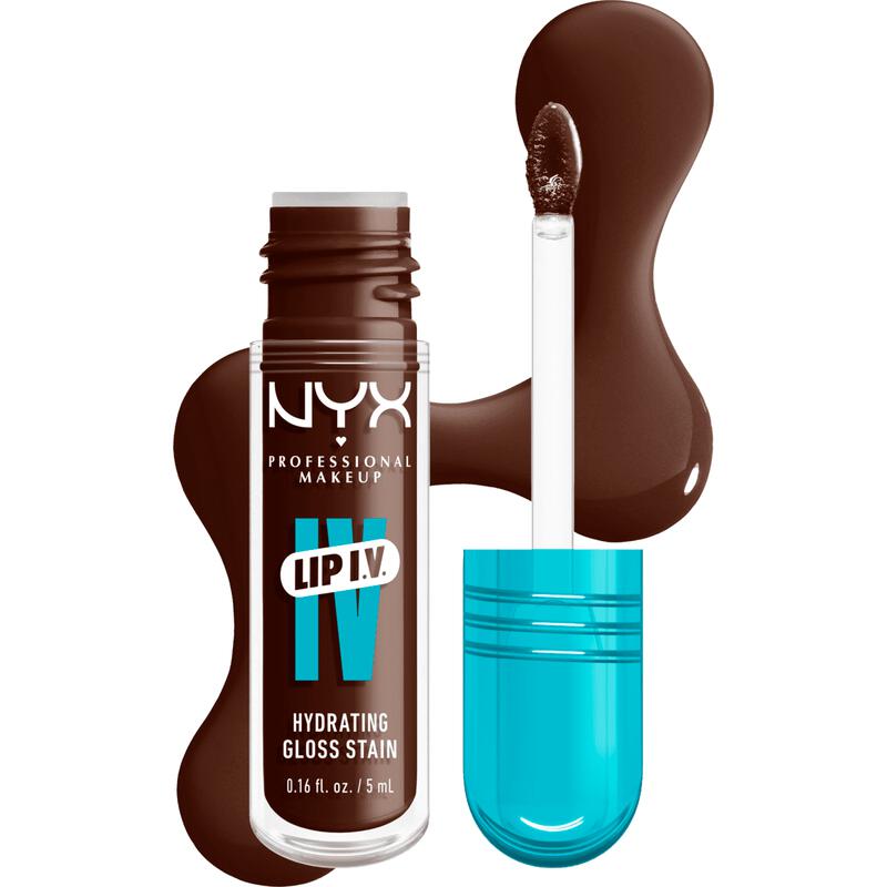 NYX Professional Makeup Lip IV Hydraterende Lipgloss Stain Espresso Soak