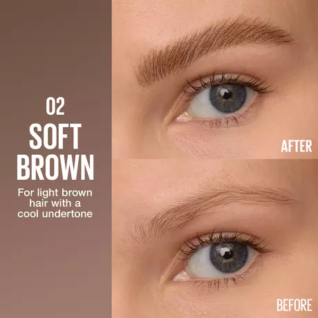 Maybelline New York Brow Inserts Wenkbrauw Multiplier 02 Soft Brown
