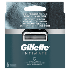 Gillette Intimate Navulmesjes 6 Stuks