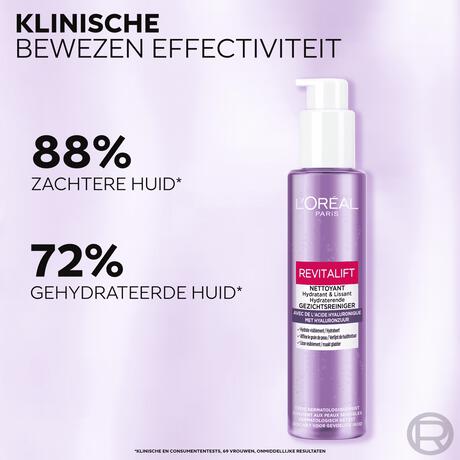 L'Oréal Paris Revitalift Filler Reinigingsgel Met Hyaluronzuur 150 ML