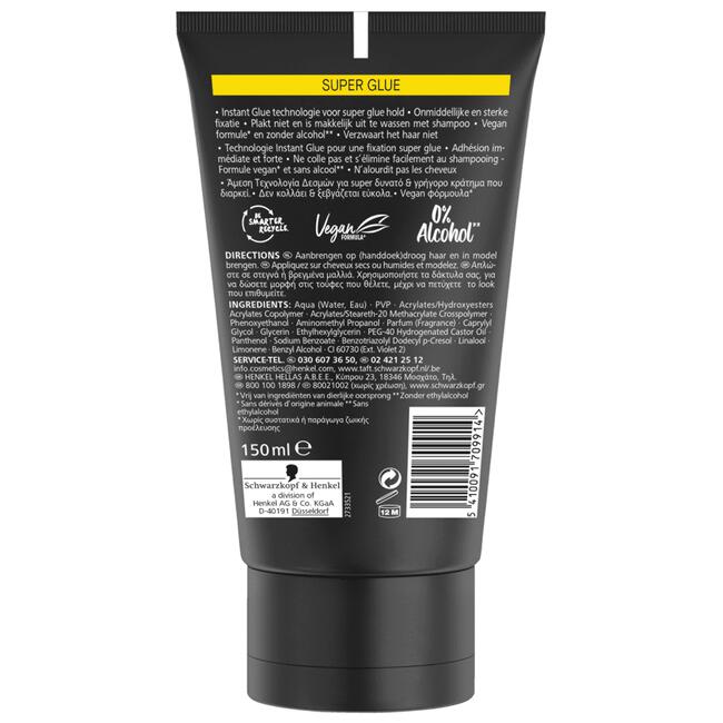 Taft Styling Gel Super Glue Gel 150 ML