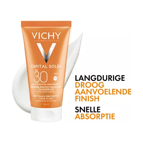Vichy Capital Soleil Dry Touch Zonnecrème Gezicht SPF30 50 ML