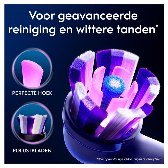 Oral-B iO Radiant White Opzetborstels Wit 2 Stuks